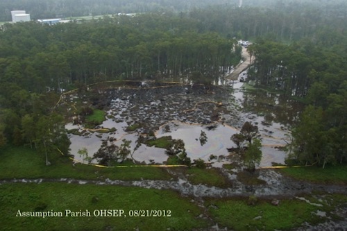 assumption parish sinkhole